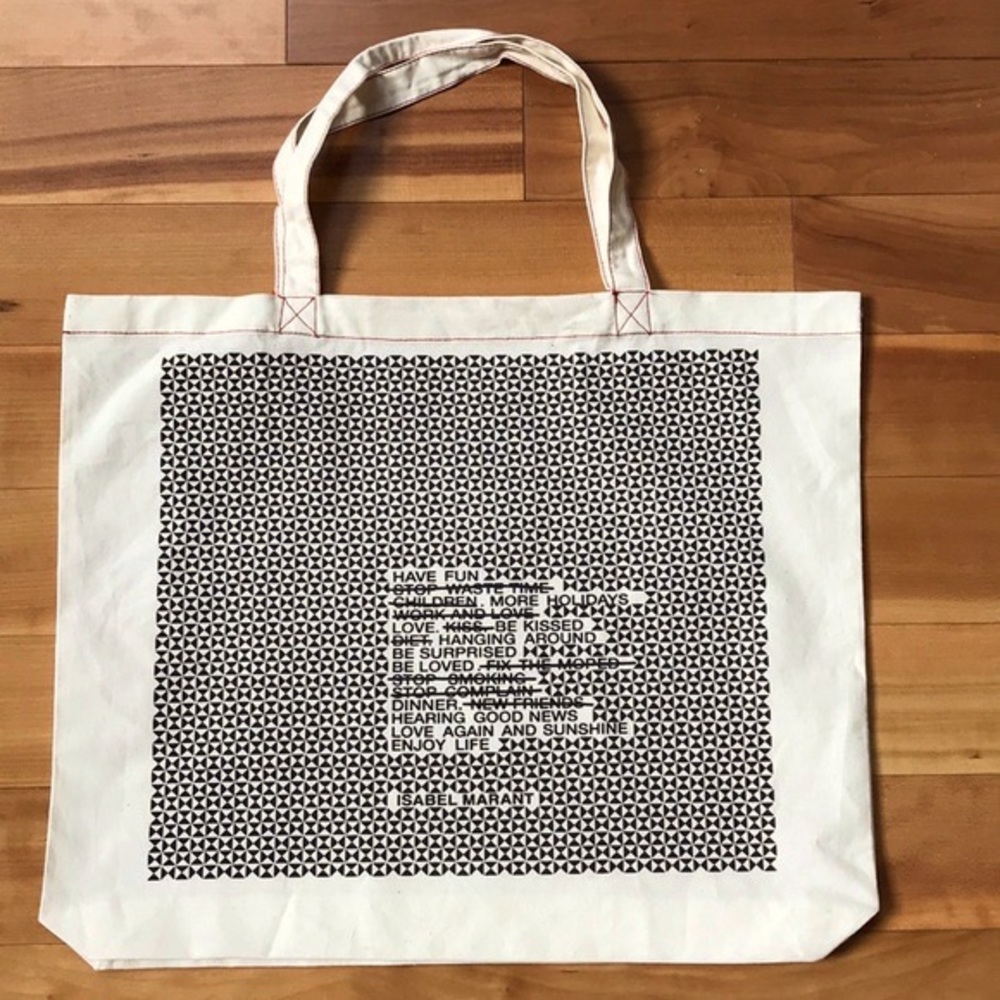 Isabel Marant Cotton Canvas Shopping Tote